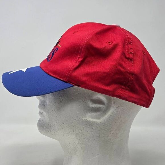 VINTAGE DON'T MESS WITH TEXAS STAR RED WHITE BLUE PATRIOT HAT CAP SNAPBACK - Picture 2 of 6
